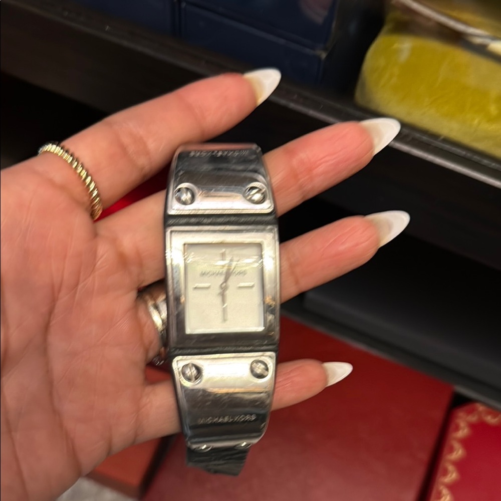 Michael Kors Silver Square Face Watch